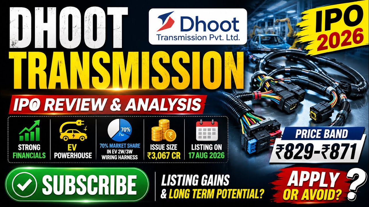 Dhoot Transmission IPO: 70% EV Harness Market Share &mdash; Big Opportunity?