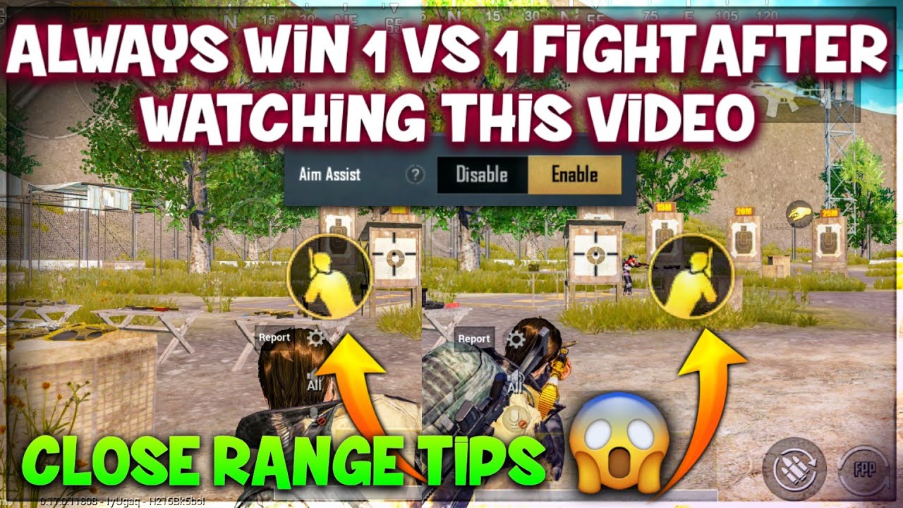 Always win 1 vs 1 fight after watching this video | Tips to win close range fights in pubg mobile