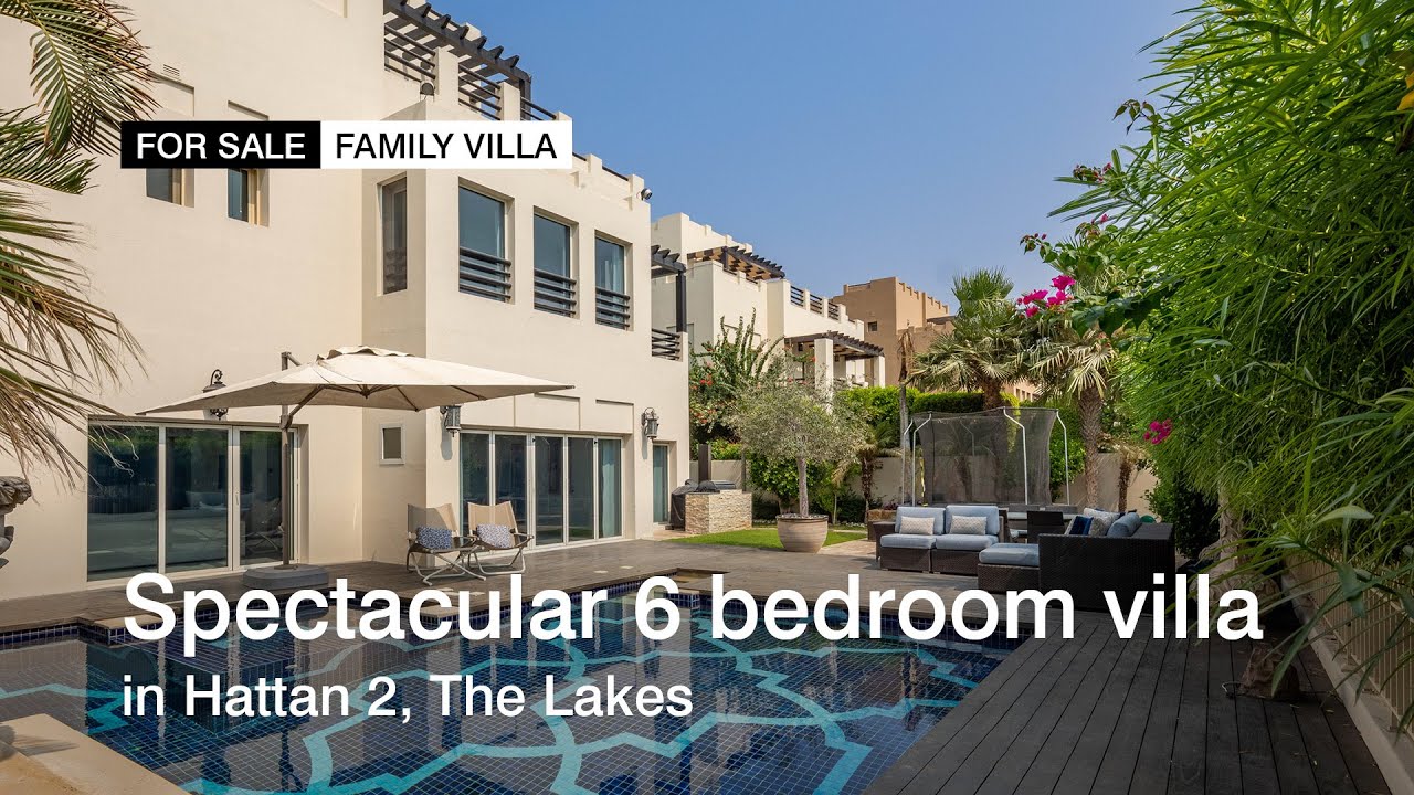 Live the Dubai dream at this 6 bedroom villa in The Lakes | haus & haus | Dubai Real Estate