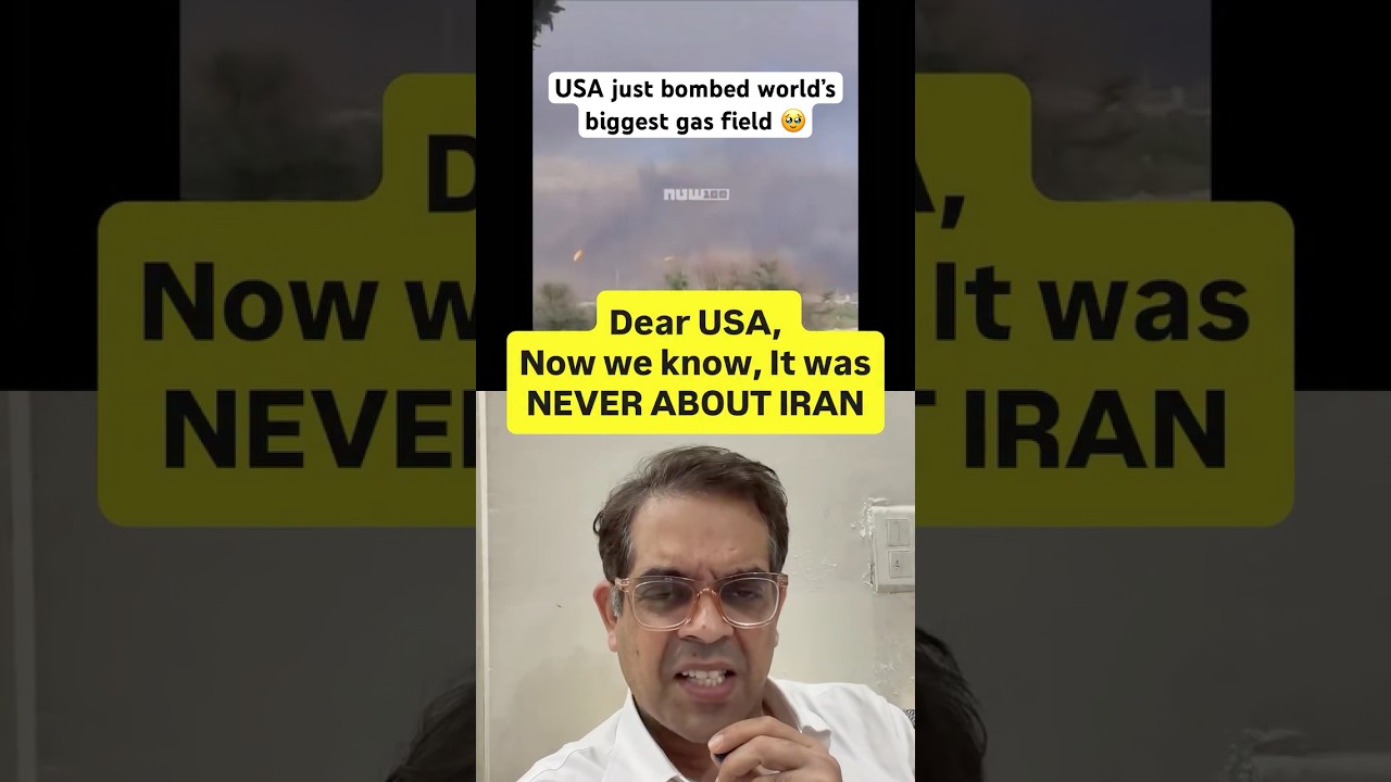 USA has pushed us into a possible hunger crisis by bombing world and Iran&lsquo;s biggest gas field 🥹