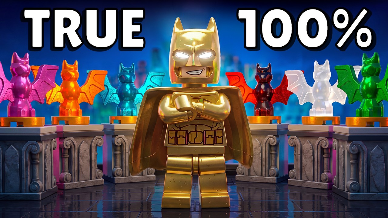 How I Achieved TRUE 100% Of LEGO Batman Legacy Of The Dark Knight
