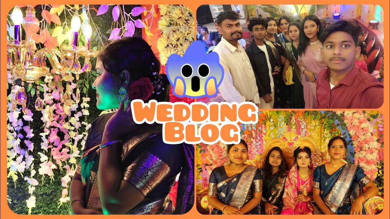 বন্ধুর বিয়েতে কি কি করলাম.... wedding blog🤯#enjoy #foodhumor #weadding #friends #funny 