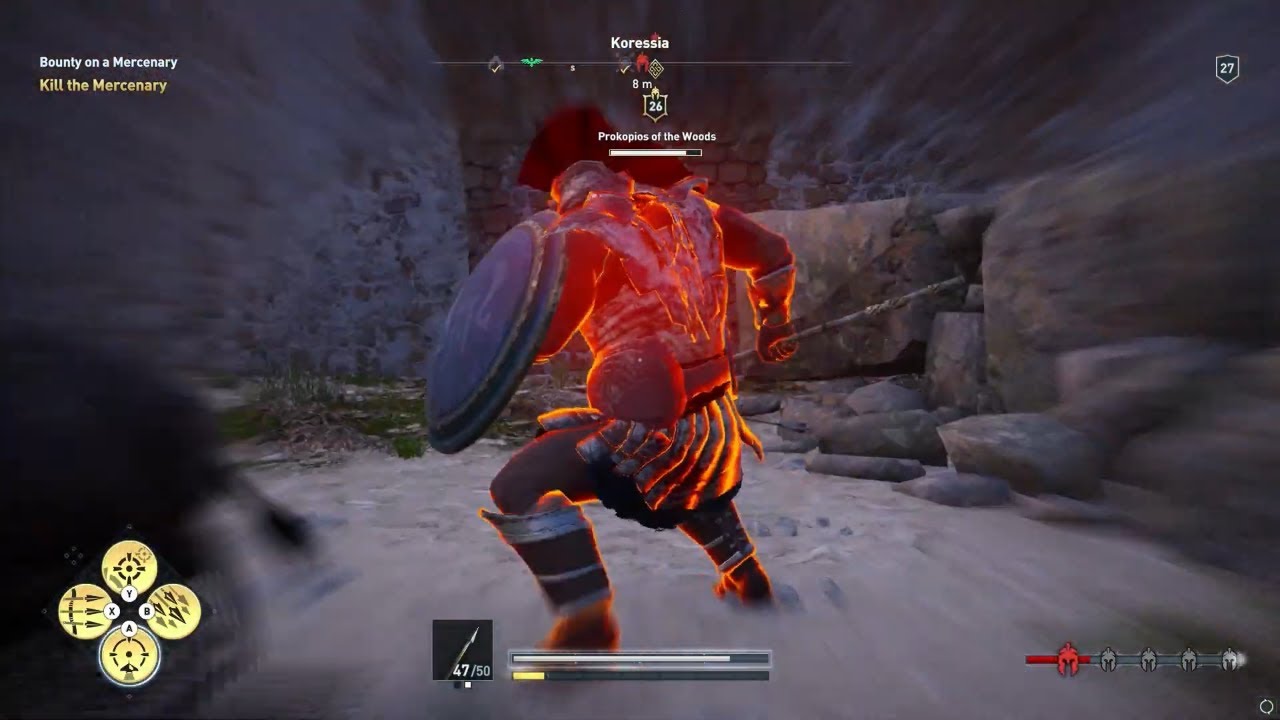 Prokopios of the Woods Mercenary Vs Alexios - Assassins Creed Odyssey