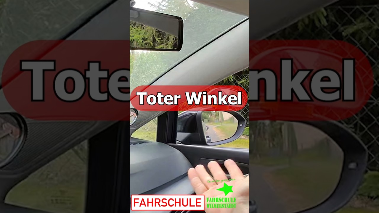 Toter Winkel erkl&auml;rt #fahrschule #fahrlehrer #f&uuml;hrerschein #toterwinkel #ohrdorf