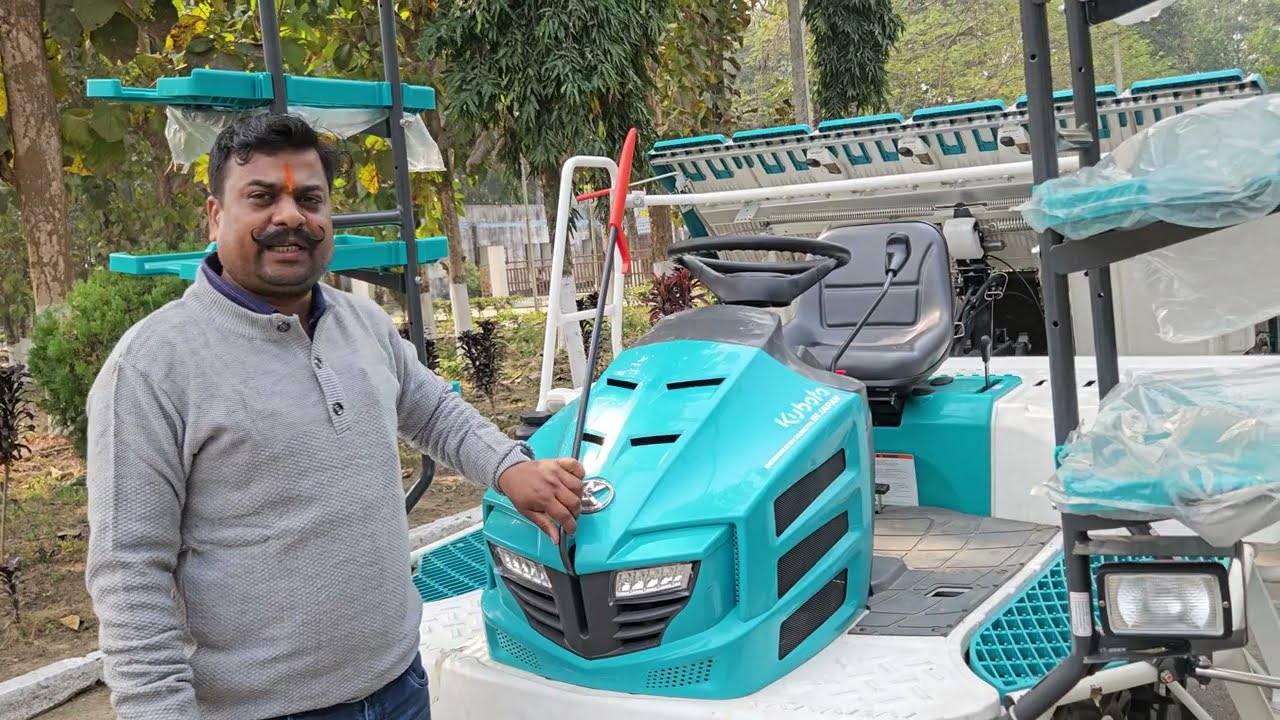 Paddy planter ! Kubota paddy planter!! धान लगाने वाली मशीन की पूरी जानकारी हिंदी में पार्ट वन