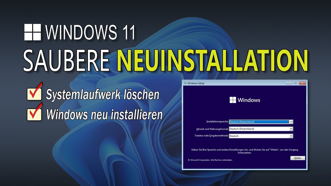 Alles auf Anfang - Die Windows Neuinstallation Schritt f&uuml;r Schritt erkl&auml;rt