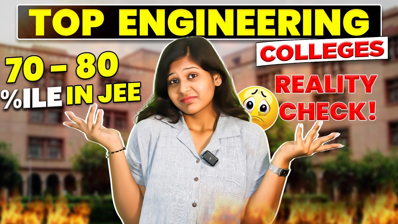 70 to 80 Percentile in JEE ?😕| Best BTech Colleges for 70–80 Percentile Students👩‍🎓| Admission | ROI