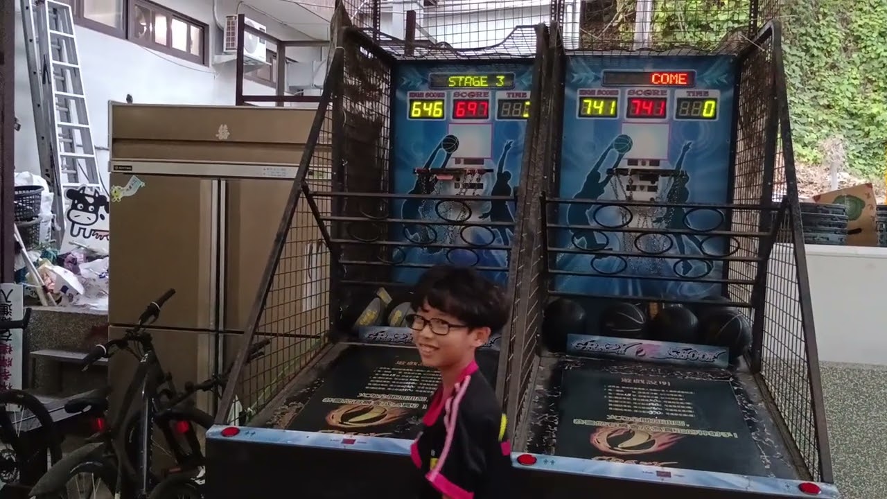 圈圈投籃機差點900#投籃機 #arcade 