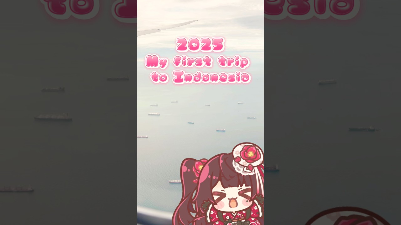 【Japanese Vtuber】 first time in Indonesia 2025　#vtuber #anime #inahoochinai #cf21 #indonesia #vlog