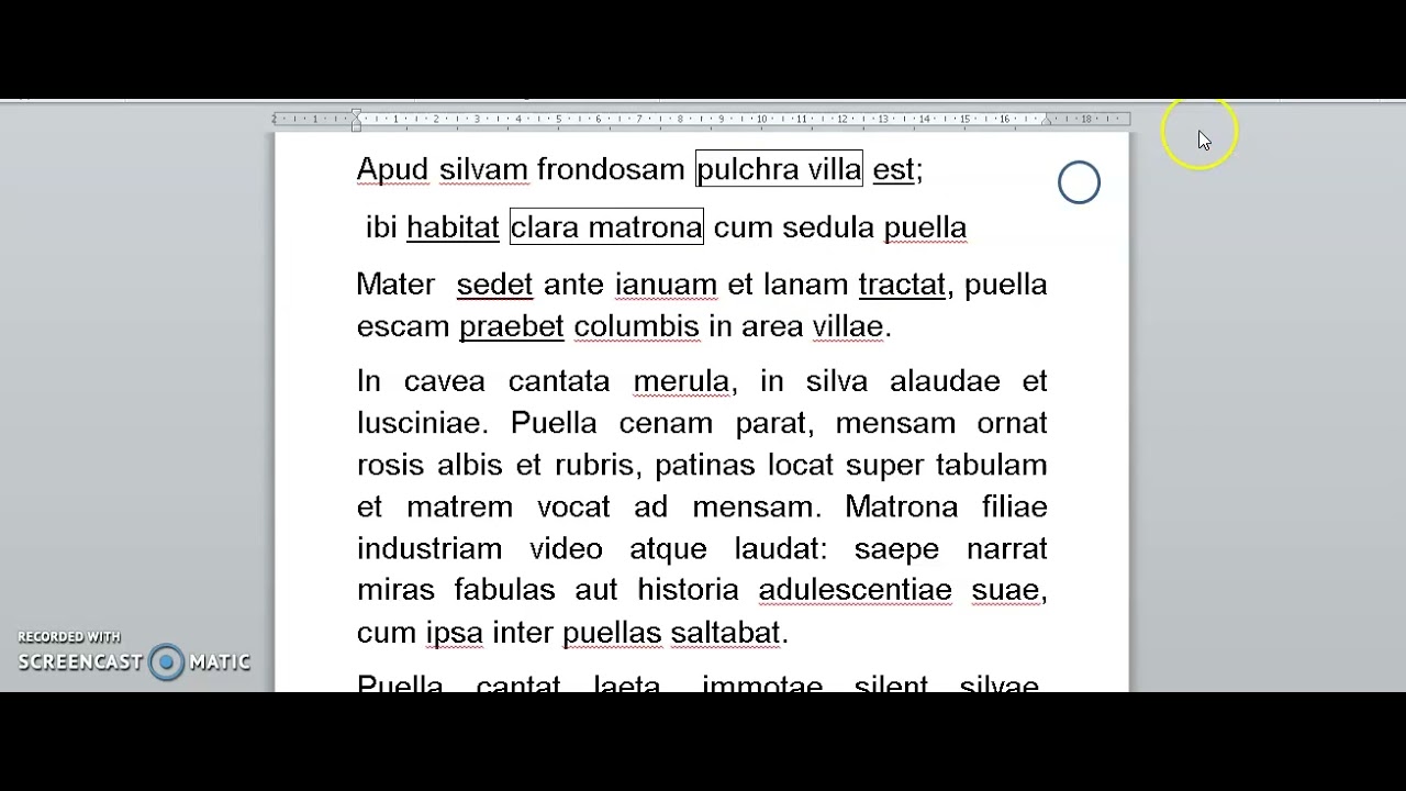 Il METODO DELLA TRADUZIONE LATINA
