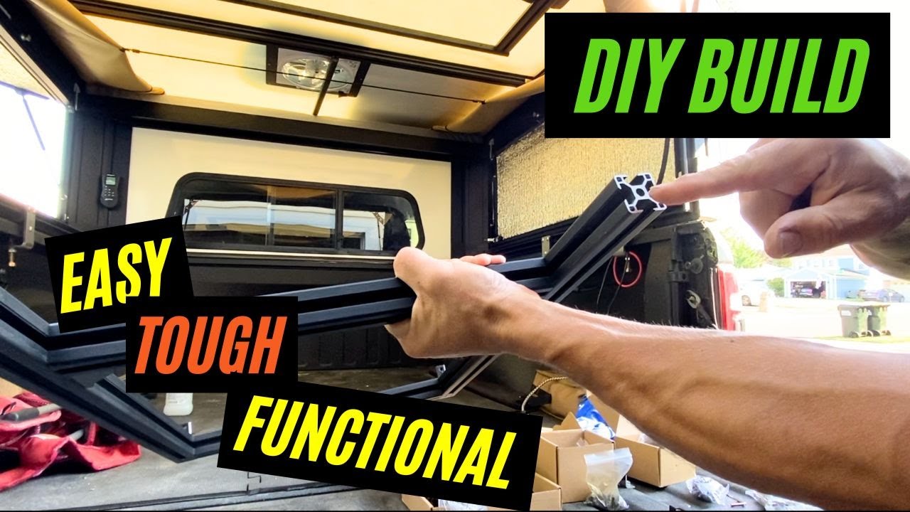 Кузов грузовика, собранный из профилей (Tune M1 Camper)