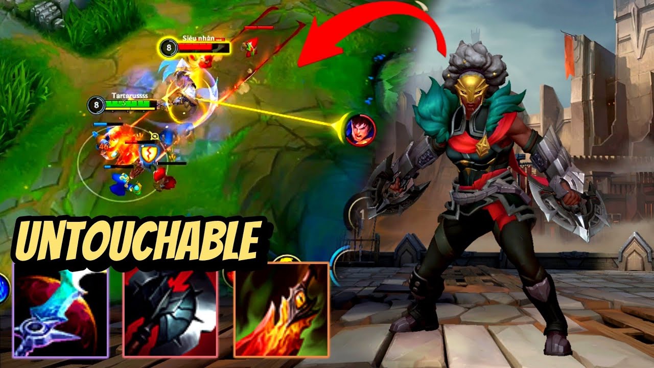 AMBESSA WILD RIFT TOP | GAREN LITERALLY CAN'T TOUCH ME
