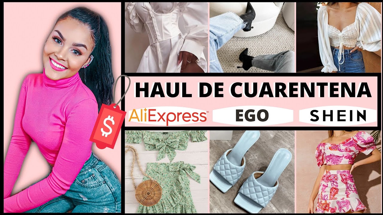 SÚPER HAUL de CUARENTENA 😱😷 || COMPRAS ONLINE y DESCUENTOS || SHEIN , ALIEXPRESS Y EGO  👠