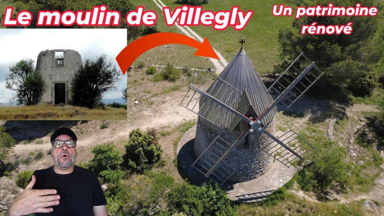 Le moulin de Villegly - Un patrimoine rénové