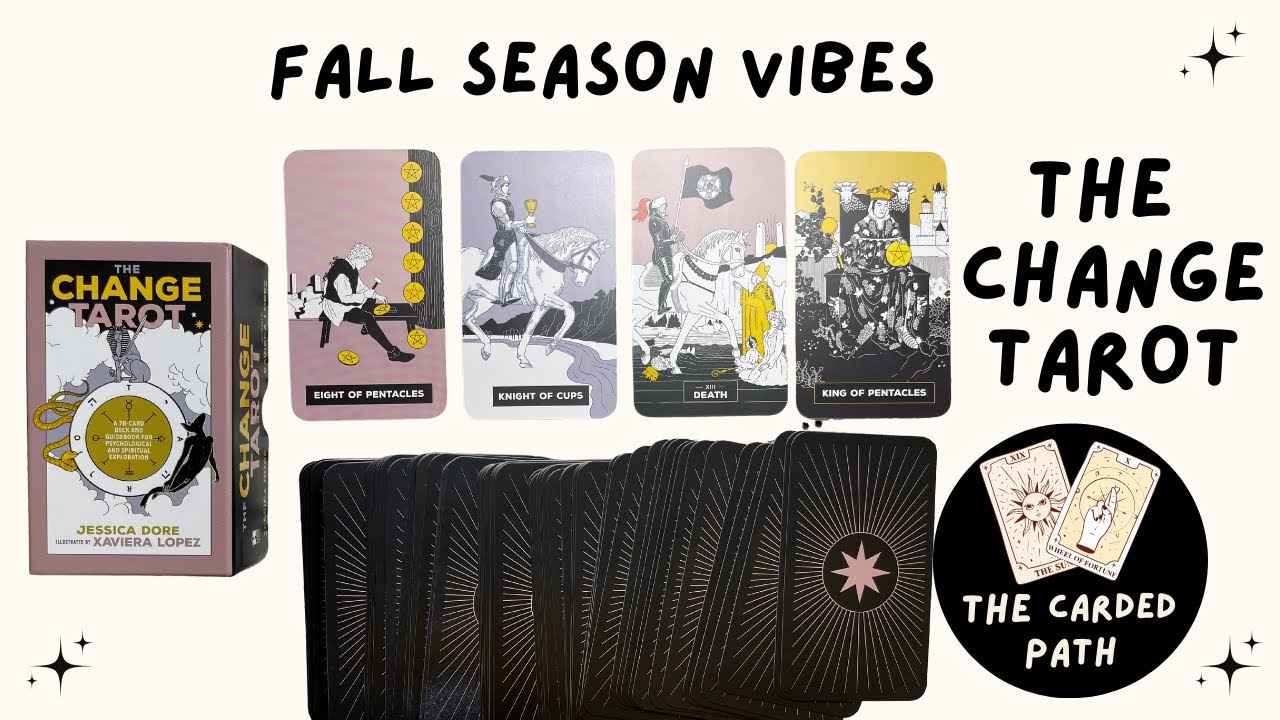 The Change Tarot | Flip Through Video with Parings & Music