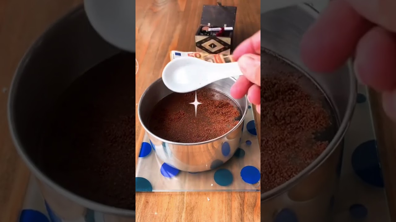 Baño de café para abrir caminos de dinero