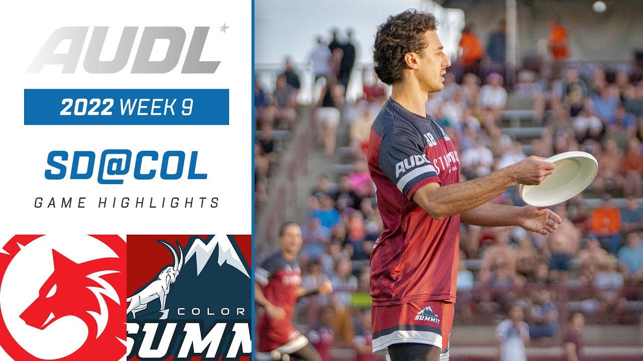 2022 AUDL: San Diego Growlers at Colorado Summit | Week 9 | Game Highlights