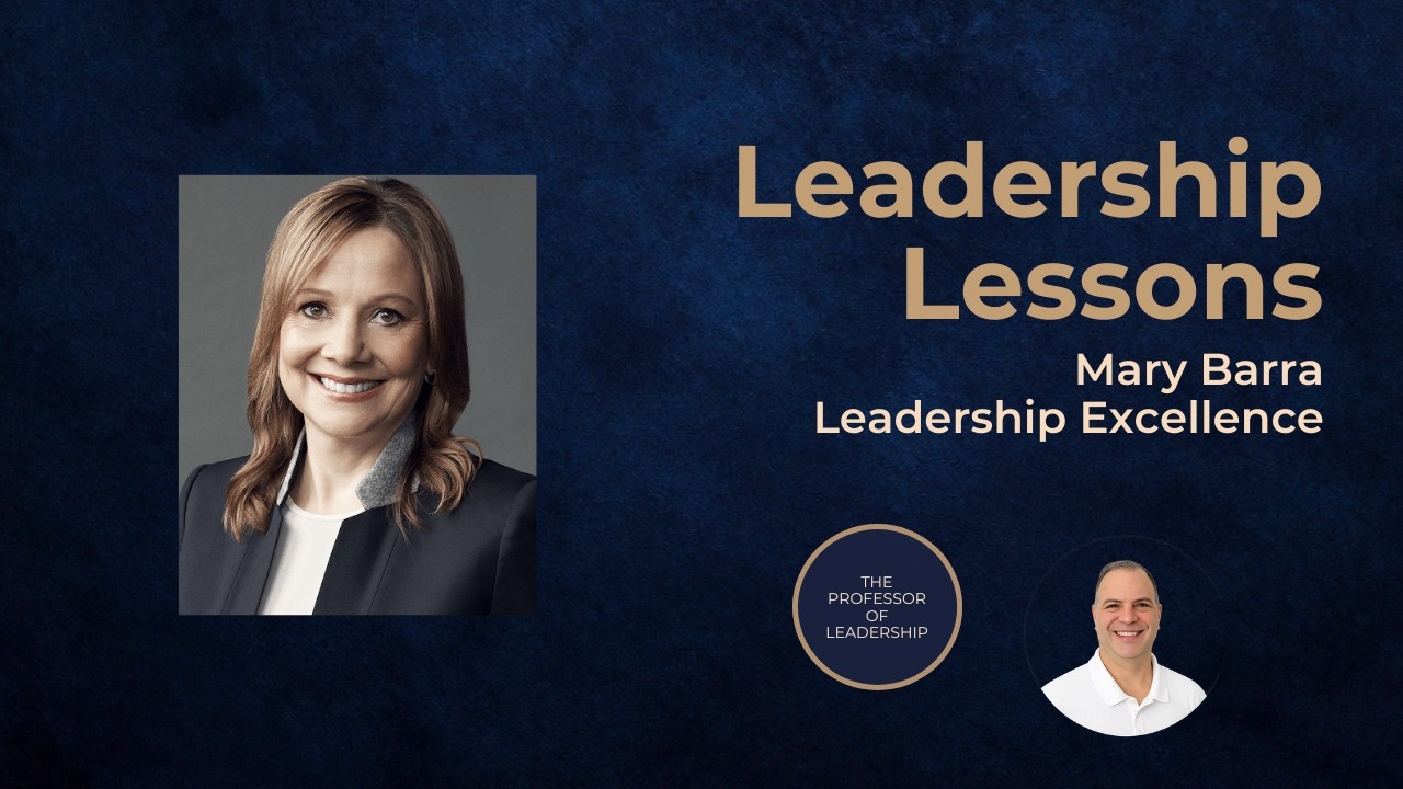 Leadership Lessons from Mary Barra CEO GM