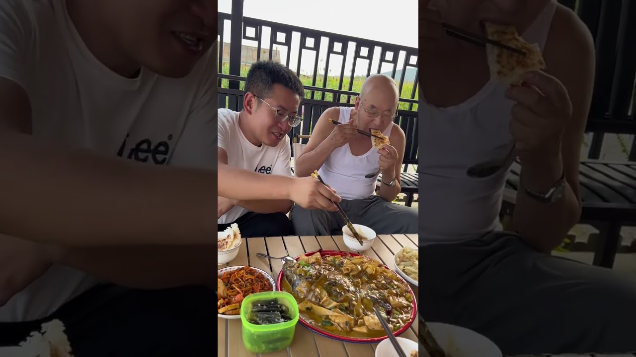 铁锅炖三道鳞鱼汤泡饼老盖了 #农村美食记录生活 #我的乡村生活 #东北铁锅炖