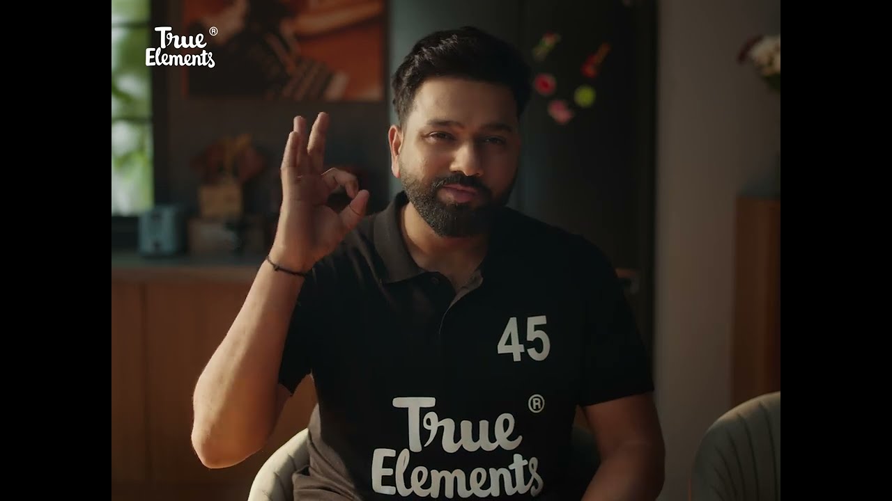 Stay full with Rohit Sharma&rsquo;s 7-in-1 mix | High Protein | Hitman&rsquo;s winning crunch | True Elements