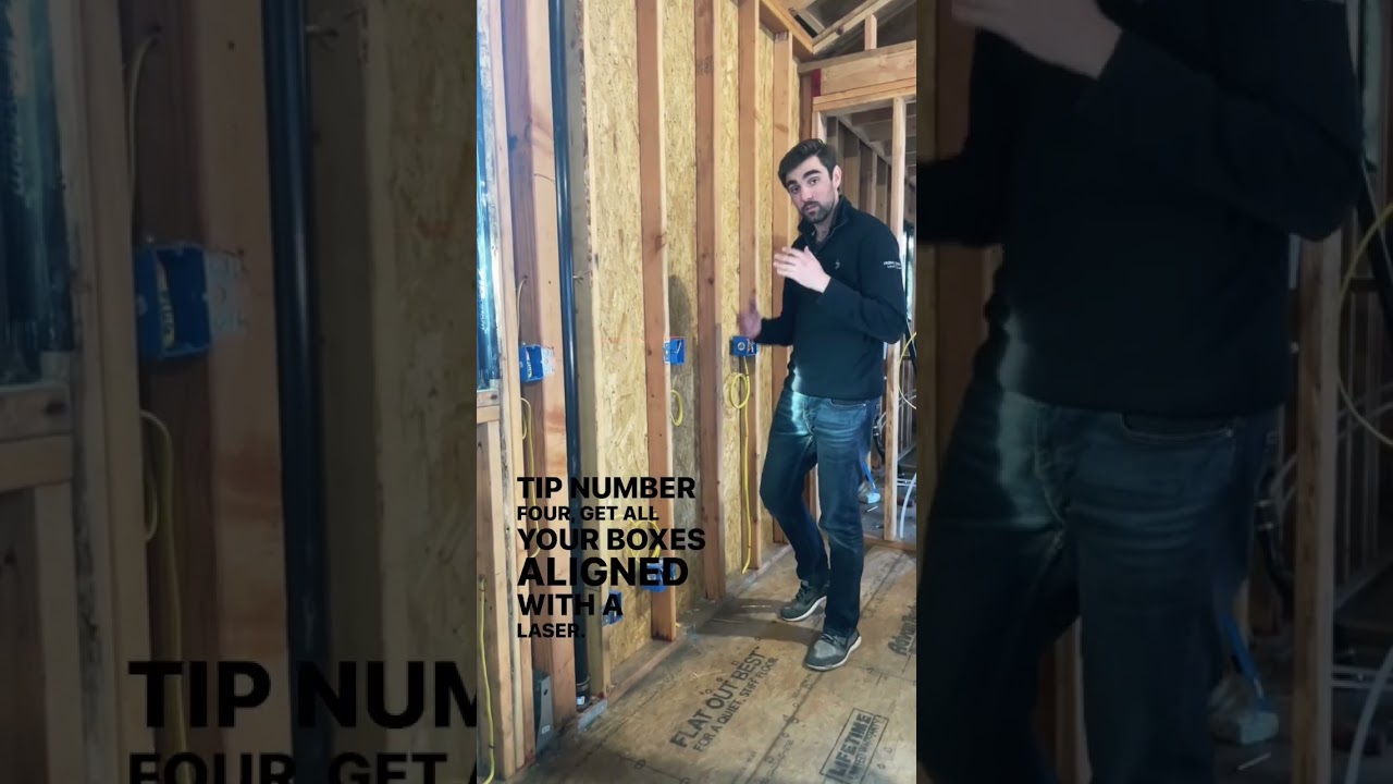 5 tips on how to get the perfect electrical rough-in! #frenchtouchconstruction #construction