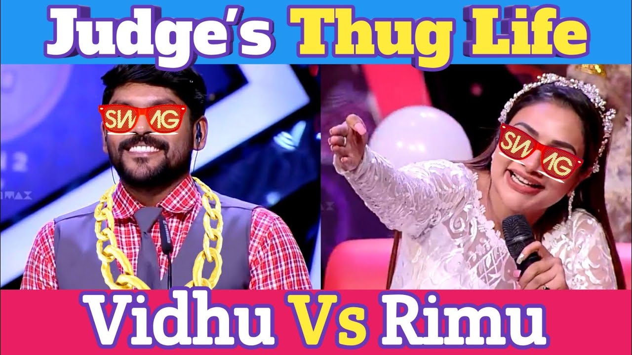 Super 4 Season 2 Thug Life | Vidhu Vs Rimu | Judge's Thug Life Comedy 😂 | Thug Life Malayalam