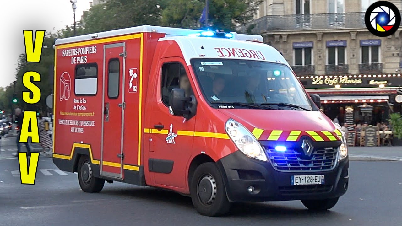 Pompiers de Paris [BSPP] Compilation VSAV