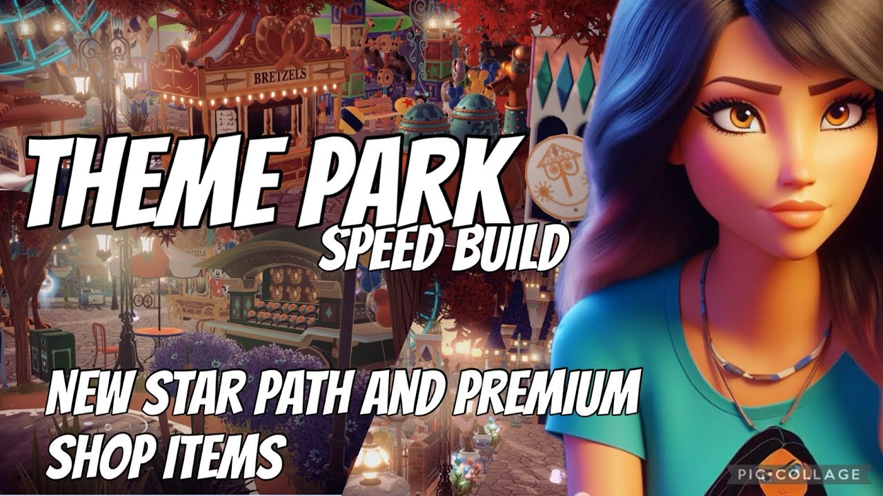 Disney Dreamlight Valley Theme park speed build