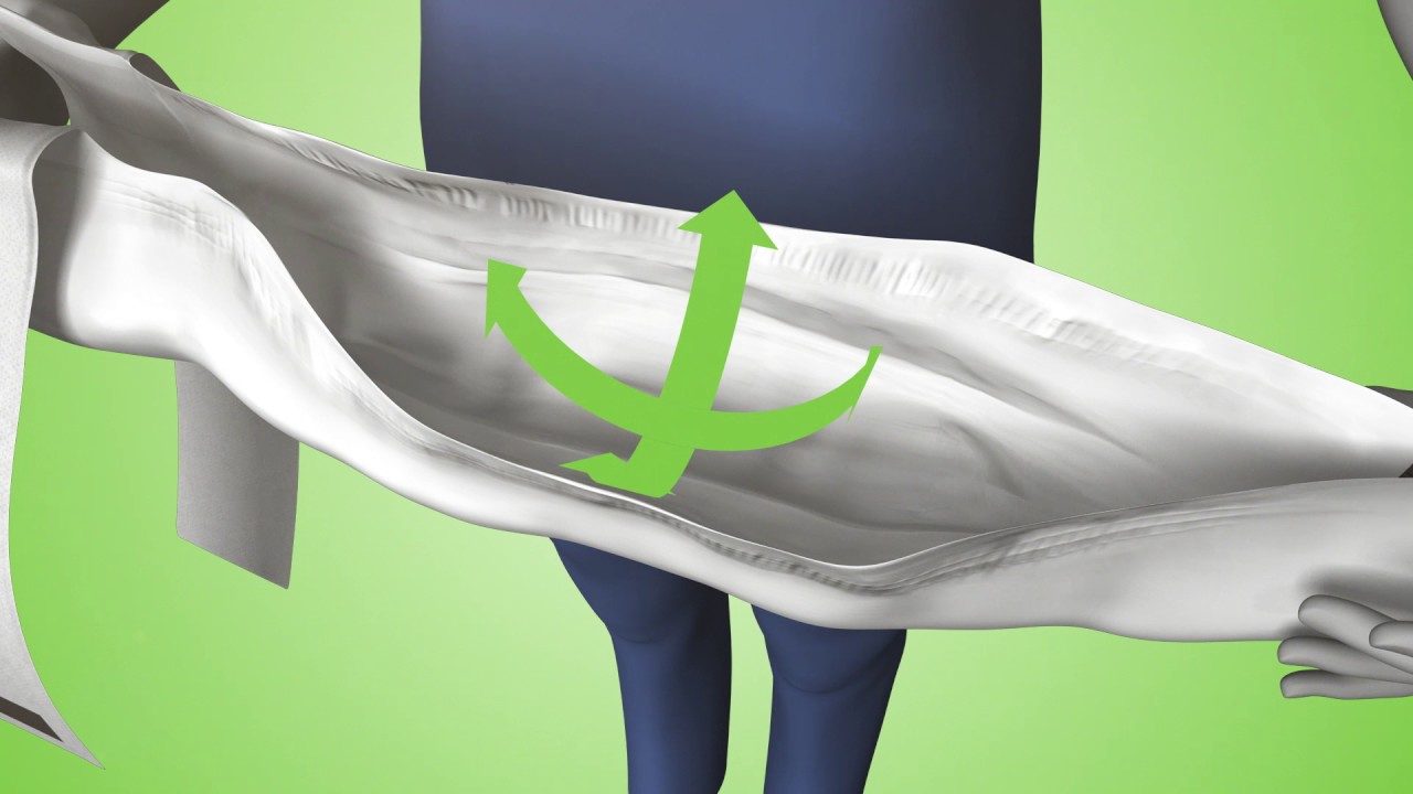 TENA Flex | Jak założyć pieluchomajtki z pasem biodrowym osobie leżącej