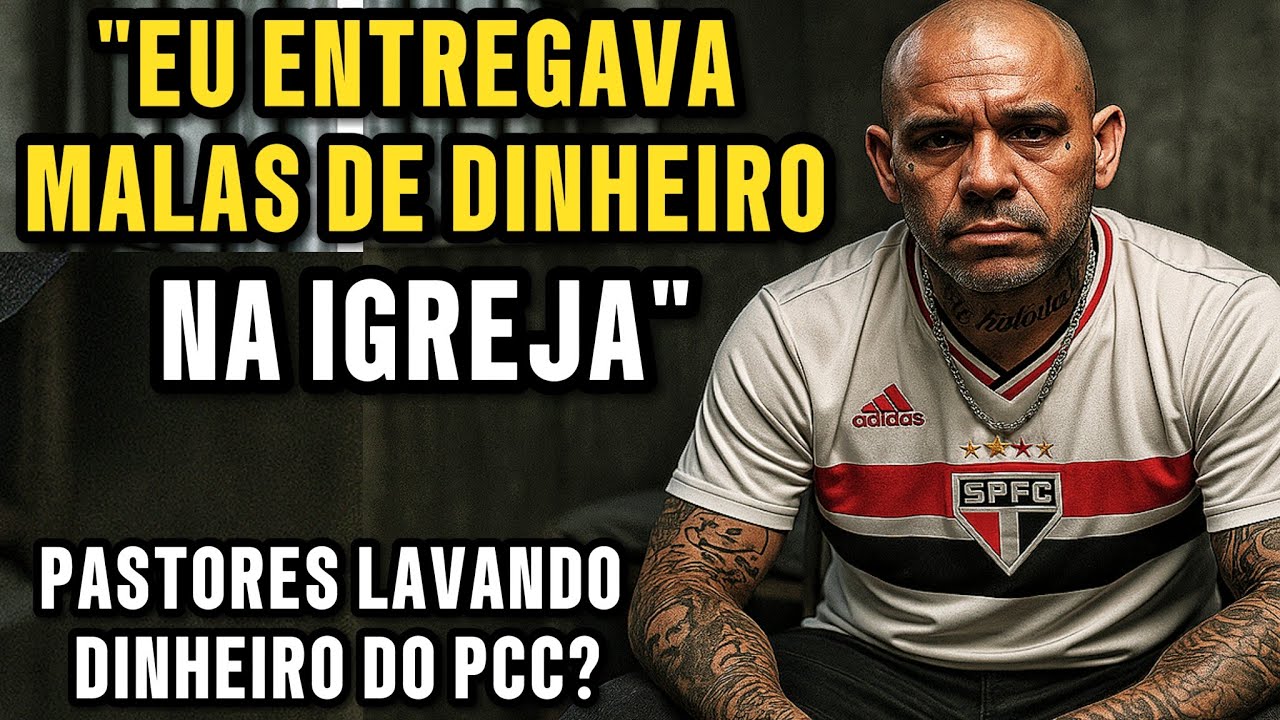 EX-MEMBRO DO PCC REVELA QUEM SÃO OS PASTORES QUE LAVAM DINHEIRO DO CRIME