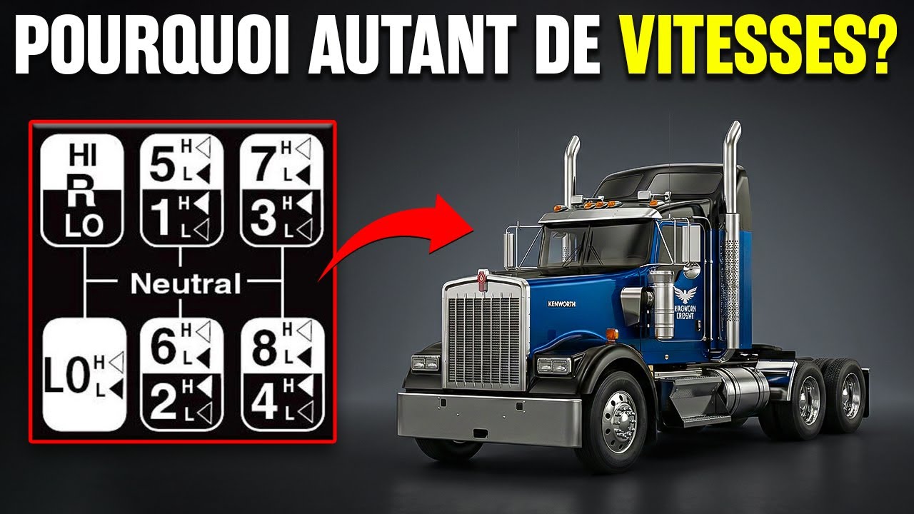 Pourquoi un camion a besoin d’autant de vitesses pour fonctionner ?