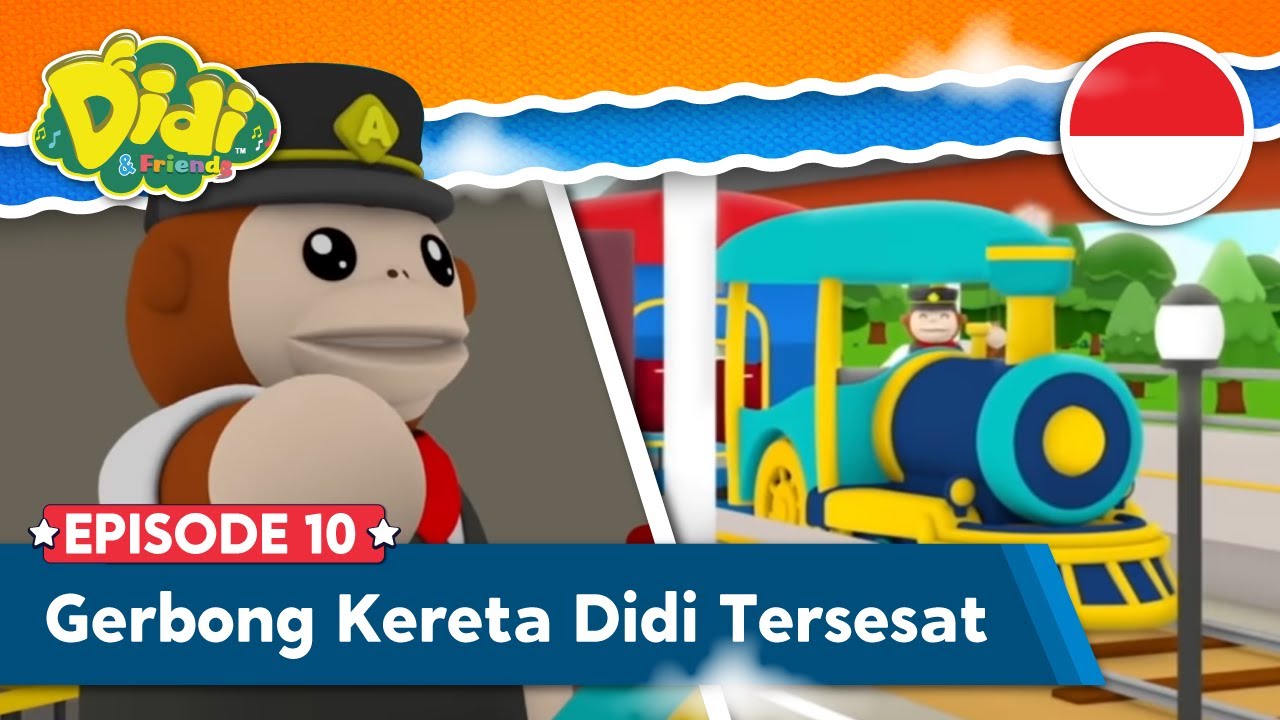 Dongeng Tidur Anak | Gerbong Kereta Didi Tersesat (episode 10) | Didi & Friends Indonesia