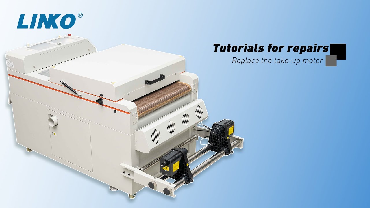 Powder Shaker Take-Up Motor Replacement Procedure | LINKO Powder Shaker H-Series Technical  Guide