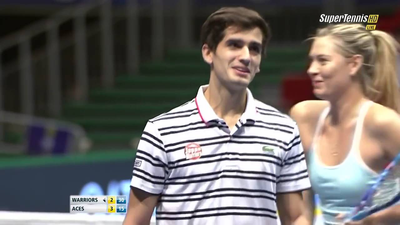 Sharapova / Herbert vs Mirza / Bopanna FULL MATCH HD IPTL KOBE 2015