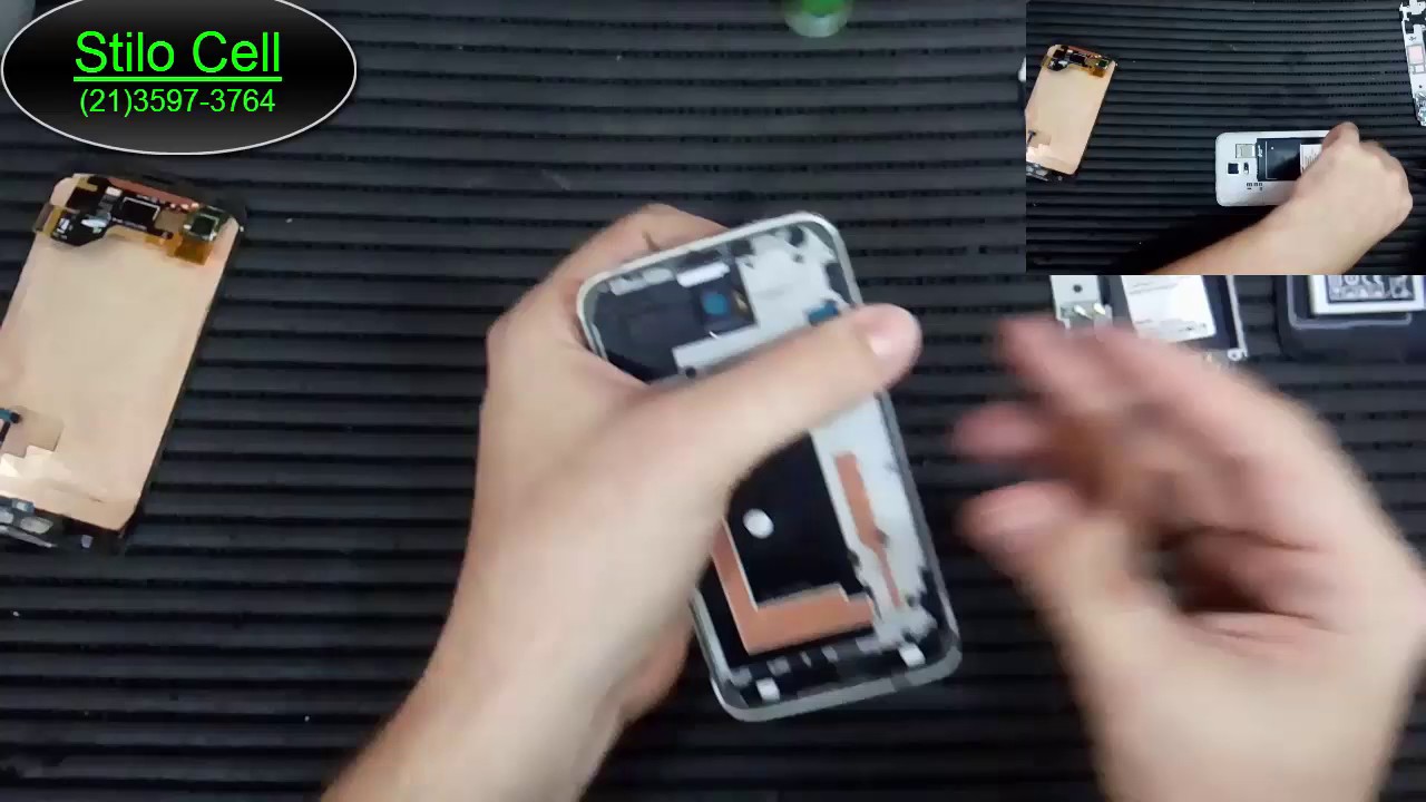 S5 como abrir e trocar conector