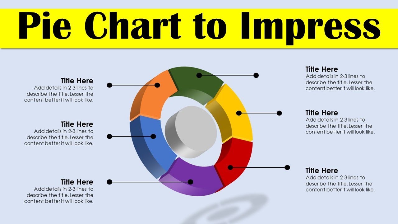 Impressive Custom Pie Graph | Animated presentation Slide Design Tutorial