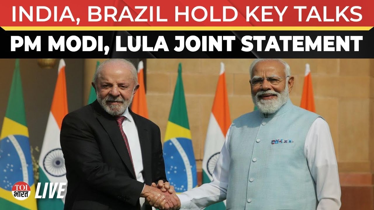 LIVE: PM Modi-Lula Joint Statement After India, Brazil Seal Key Deals In Big Trade Push