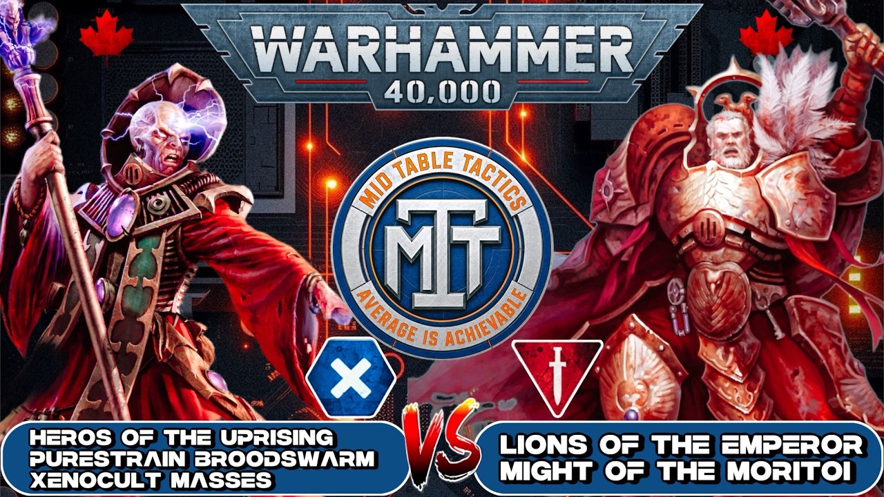 11TH EDITION!  Genestealer Cult VS Adeptus Custodes