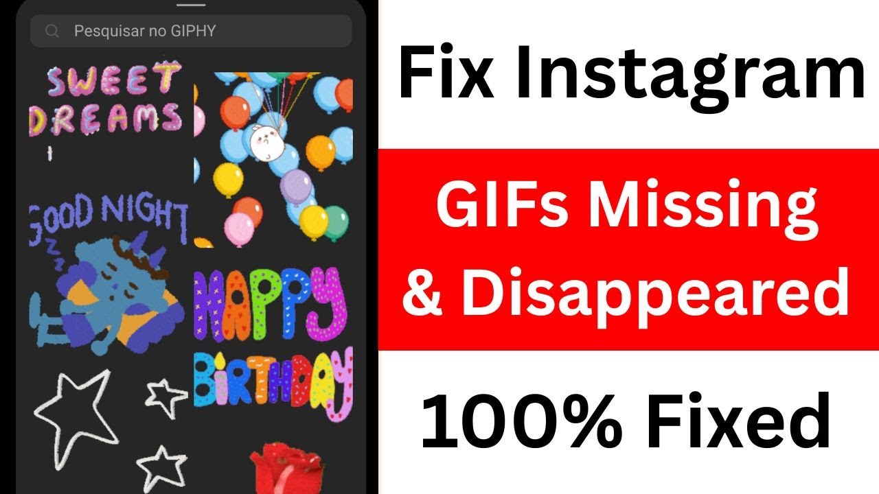 Как исправить проблему с исчезнувшими GIF-файлами в Instagram | GIF-файлы в Instagram пропали | П...
