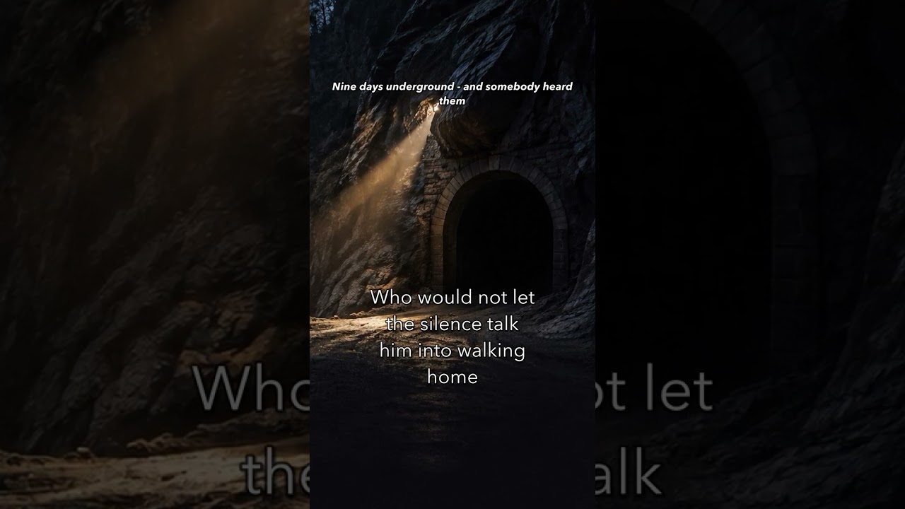 Nine days underground &mdash; and somebody heard them #shorts