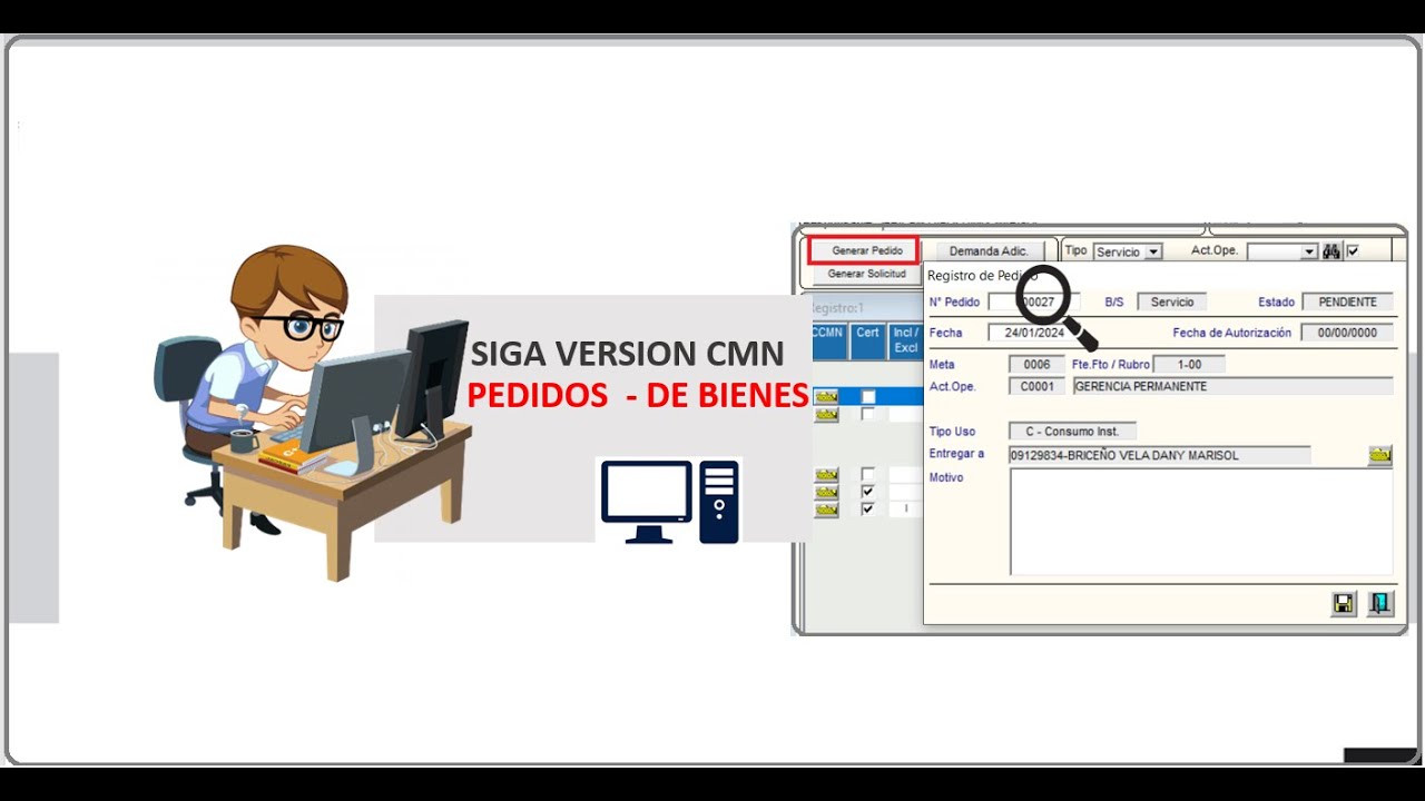 PARTE 1 -PEDIDOS - BIENES- MODIFICACIÓN DEL CUADRO MULTIANUAL- SIGA MEF