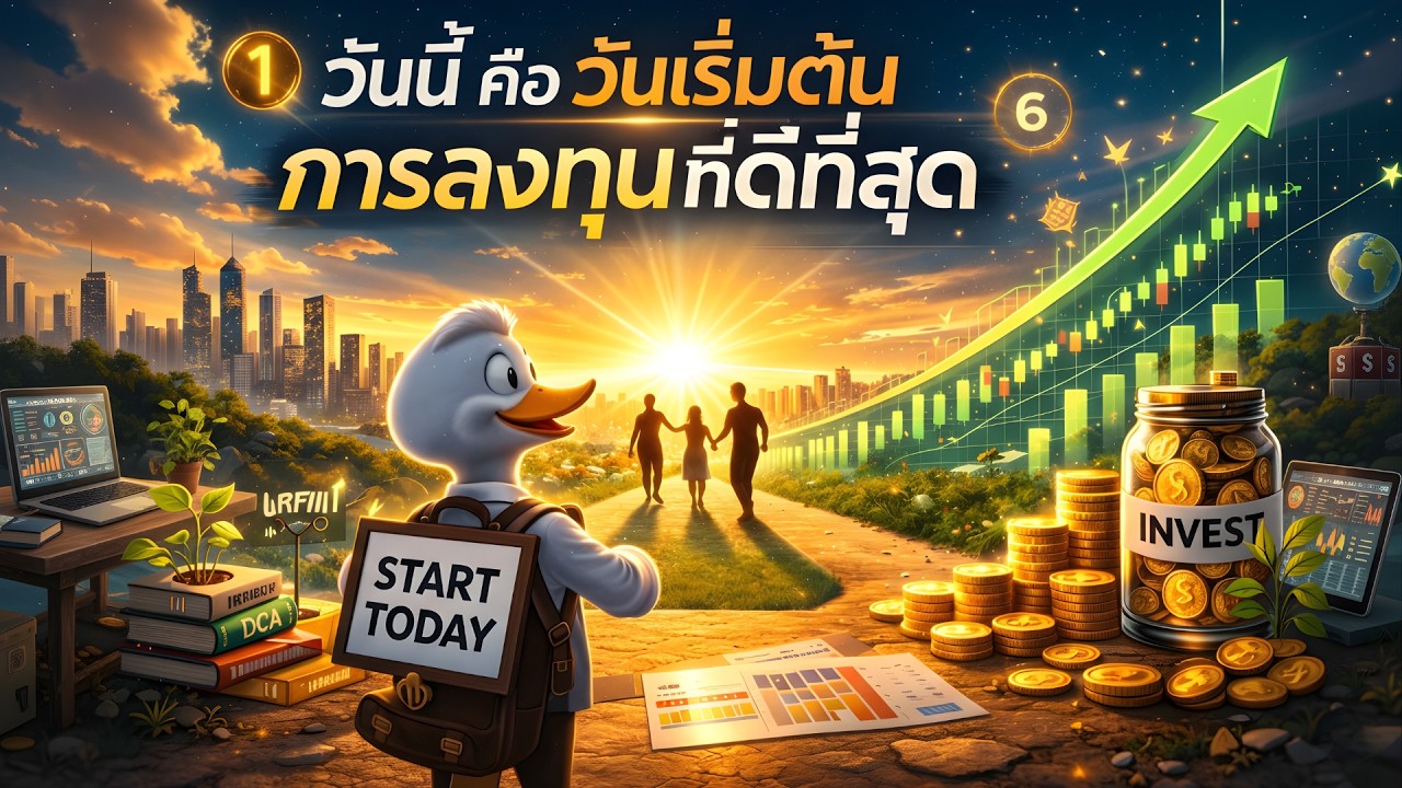 วันนี้ คือ วันเริ่มต้นการลงทุนที่ดีที่สุด | Mindset การลงทุน | เป็ดนักลงทุน