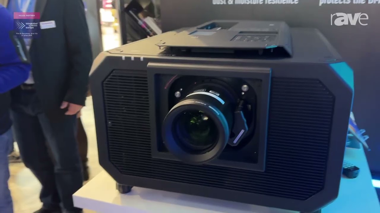 ISE 2026: Panasonic Connect Shows PT-RQ45K Small, Light 40,000-Lumen 3-Chip DLP 4K Projector