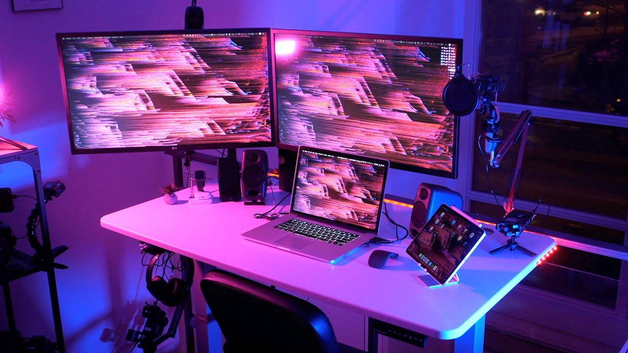 The ULTIMATE work from home standing desk setup!  | Autonomous SmartDesk 2