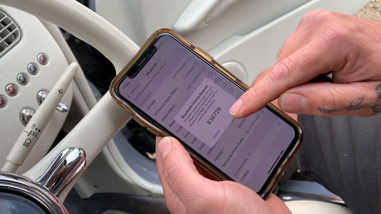 How to set up and use bluetooth on the Clarion radio in your Figaro