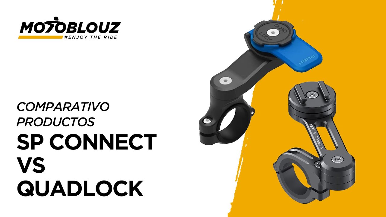 Comparativa de soportes para smartphone: QUADLOCK vs SP CONNECT