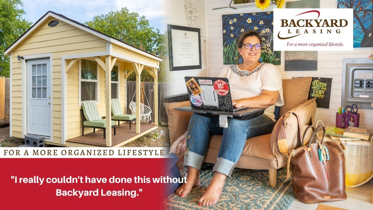 Cute Backyard Office with Affordable Payments