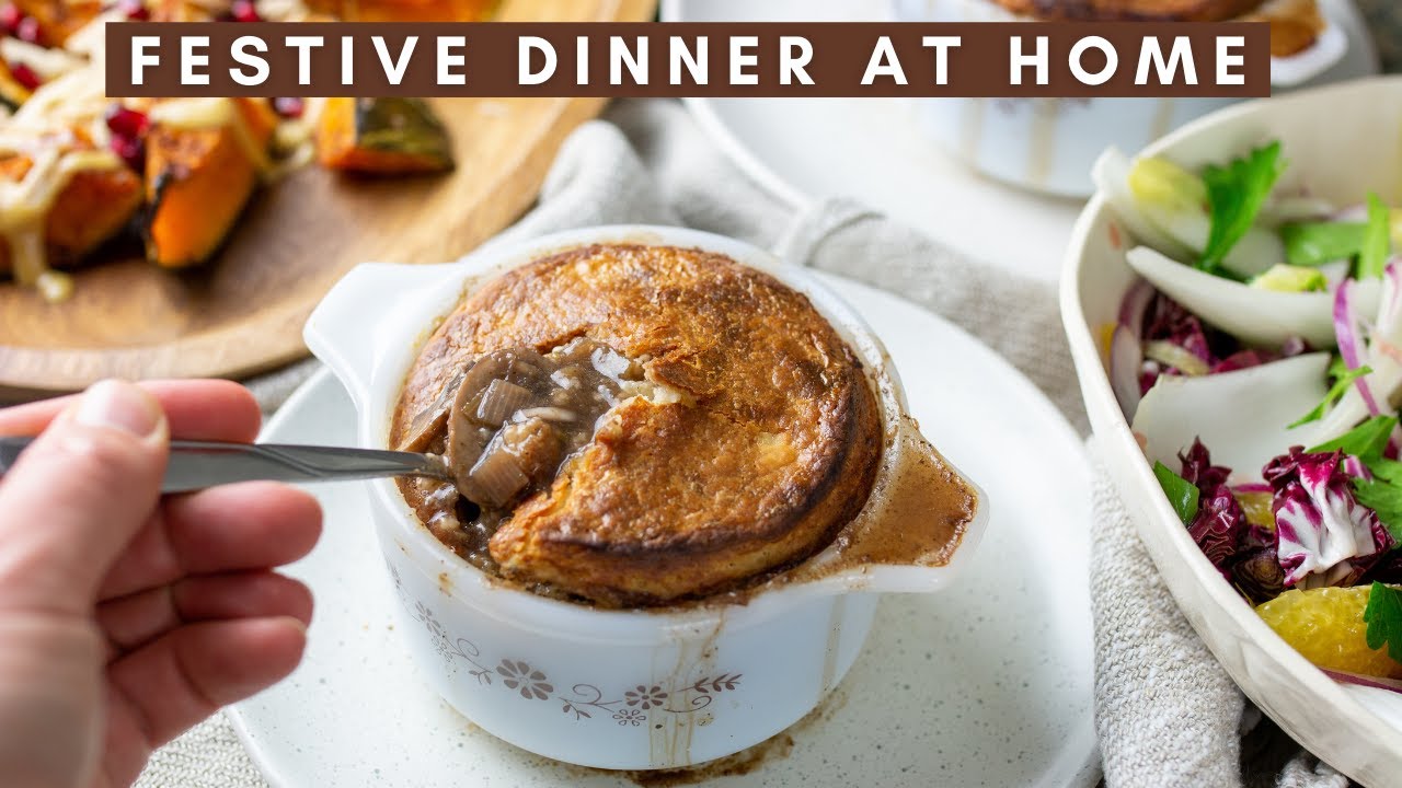 Vegetarian Christmas Dinner For Two, At Home