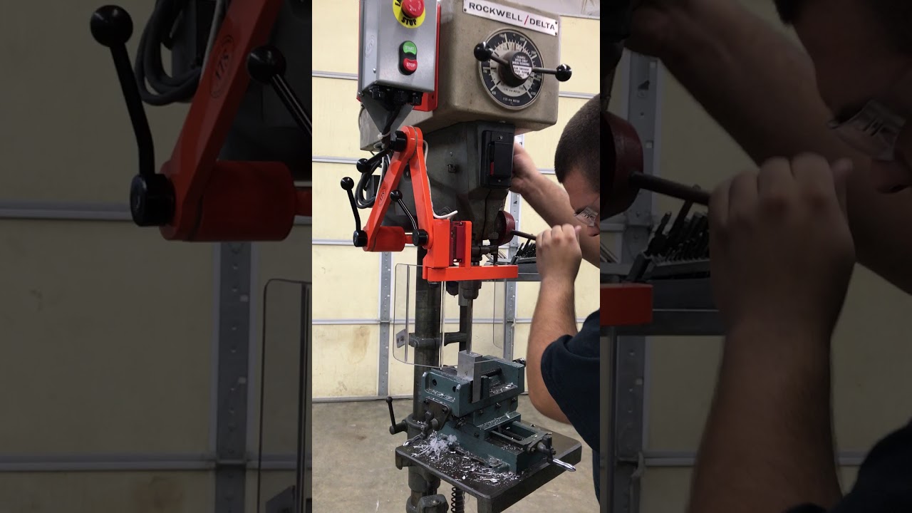 Drill Press Safety Guard - ATS Machine Safety Solutions