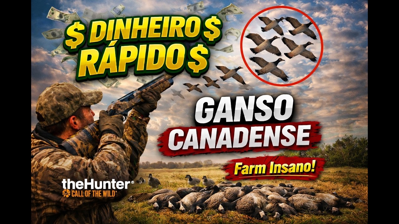 DINHEIRO RÁPIDO no The Hunter Call of The wild! Caçando Ganso Canadense